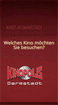 Mobile Screenshot of kinos-darmstadt.de